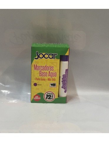 MARCADOR JOCAR MORADO C/12PZ      X/48
