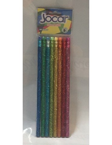 LAPIZ JOCAR GLITTER C/8PZ LGN     X/72