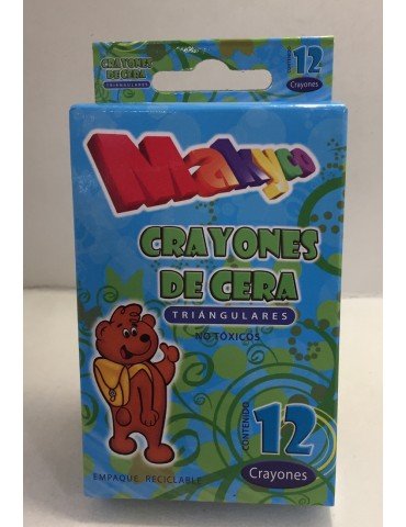 CRAYON MAKYCO TRIANGULAR JUMBO C/12PZ      X/50