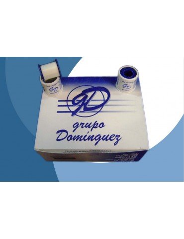 TELA ADHESIVA DOMINGUEZ 2.5CM X 1MT C/40PZ