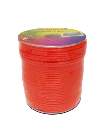 LISTON COLA DE RATA SEDERIA NARANJA FLUORESCENTE 203 5