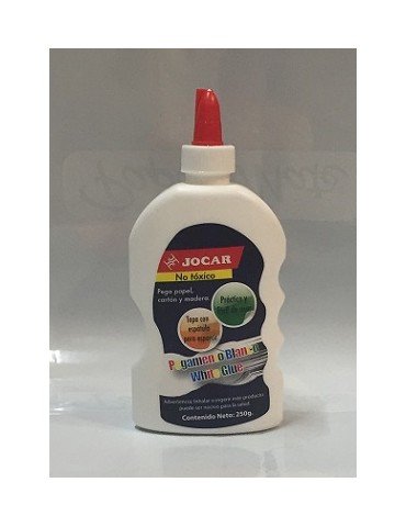 PEGAMENTO JOCAR BLANCO 250GR PB250      X/72