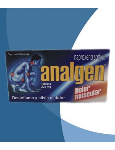 ANALGEN AZUL NAPROXENO 220MG C/20    X/240