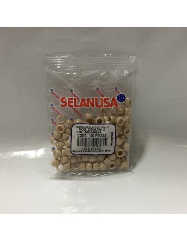 BOLITA PLASTICO 2 SEDERIA T/DONA ARENA 055 C/100PZ