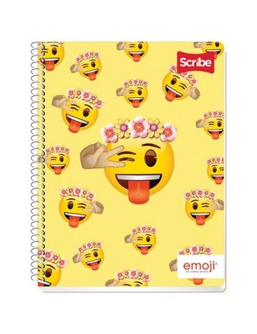 CUADERNO SCRIBE PROF. EMOJI 7220   X/24