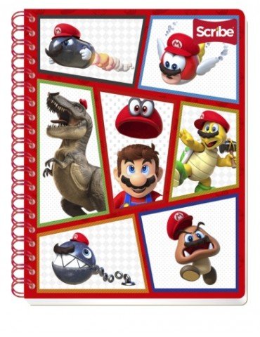 CUADERNO SCRIBE PROF. MARIO BROS 7420     X/24