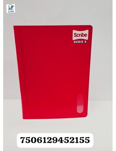 CUADERNO SCRIBE PROF. COSIDO SERIE 3 4300 RAYA 100H  X/24