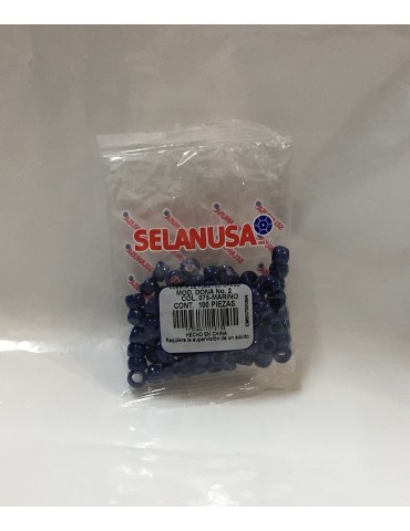 BOLITA PLASTICO 2 SEDERIA T/DONA MARINO 075 C/100PZ