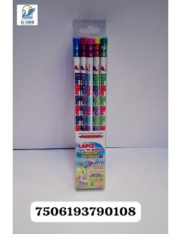 LAPIZ PASCUA TABLAS C/10PZ LAM-MUL01