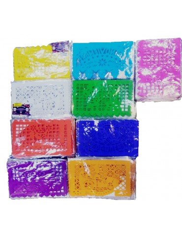 PAPEL PICADO 1/4 ARTEVIC MUERTOS C/50HJS