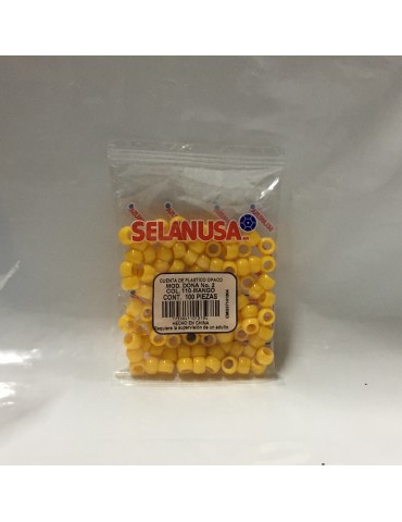 BOLITA PLASTICO 2 SEDERIA T/DONA MANGO 110 C/100PZ