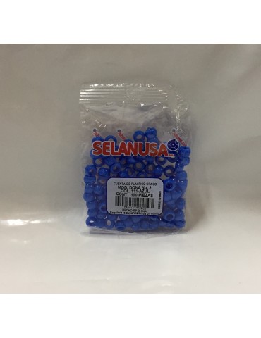 BOLITA PLASTICO 2 SEDERIA T/DONA AZUL 111 C/100PZ