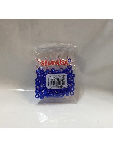 BOLITA PLASTICO 2 SEDERIA T/DONA AZUL REY 031 C/100PZ