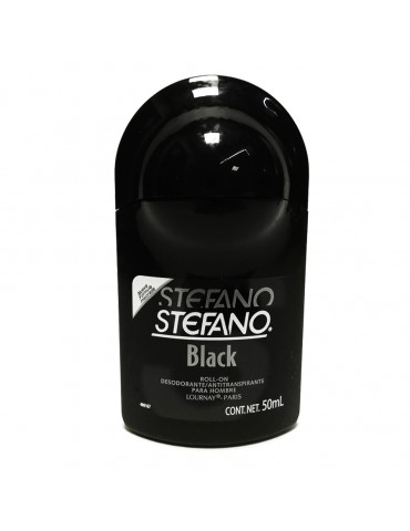 DESOD.STEFANO ROLL-ON NEGRO 50ML      X/12