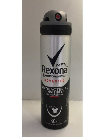 DESOD.REXONA AEROSOL ANTIBACTERIAL INVISIBLE 150ML      X/12