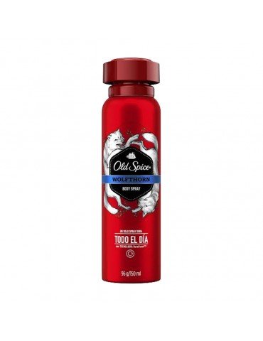 DESOD. OLD SPICE AEROSOL WOLFTHORN 150ML     X/12