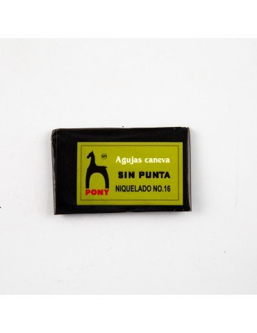 AGUJA PONY CANEVA SEDERIA 16 S/PUNTA