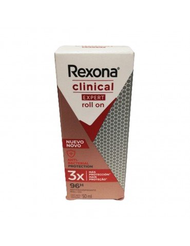 DESOD.REXONA CLINICAL ROLL-ON EXPERT 50ML      X/12