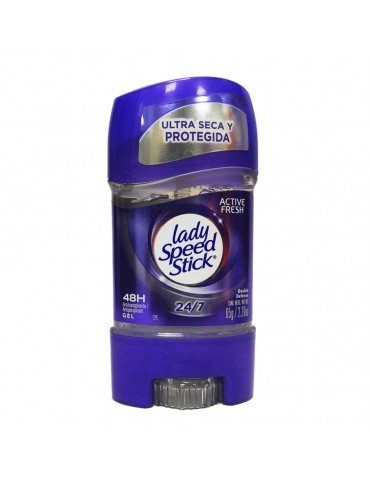 DESOD.LADY SPEED GEL ACTIVE FRESH 65GRS      X/12