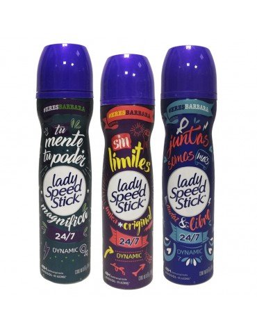 DESOD.LADY SPEED AEROSOL DYNAMIC 150ML      X/12