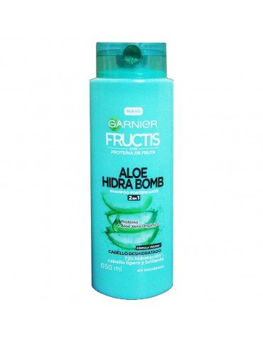 SHAMPOO FRUCTIS ALOE HIDRA BOMB 2-1 650ML     X/12