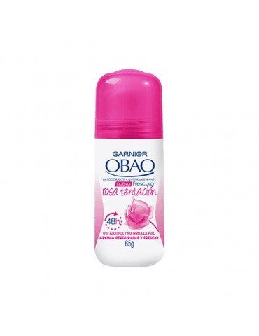 DESOD. OBAO ROLL-ON ROSA TENTACION 65GR       X/24