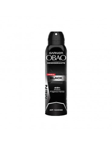 DESOD. OBAO MEN AEROSOL BLACK 150ML       X/12