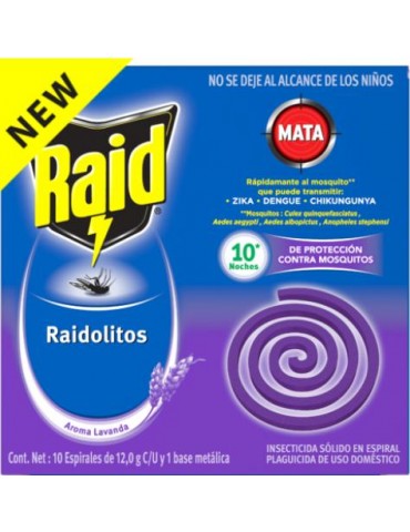 INSECT. RAIDOLITOS LAVANDA C/10PZ   X/60