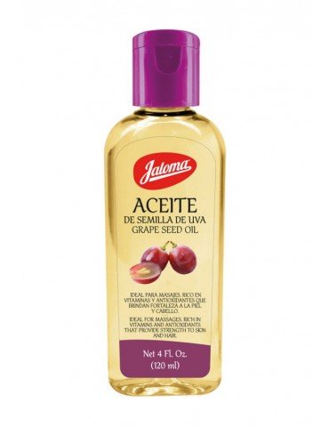 ACEITE JALOMA SEMILLA DE UVA PET 120ML   X/24