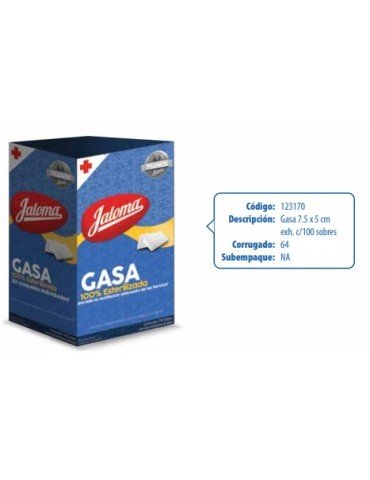 GASA JALOMA 7.5 X 5 C/100   X/64