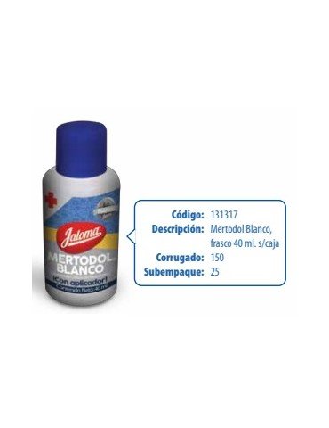 MERTODOL BLANCO JALOMA 40ML S/25   X/150