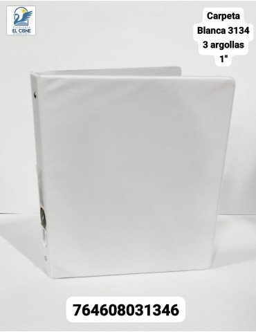 CARPETA HEMI 1" BLANCA 3134       X/24