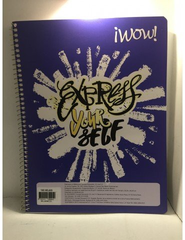 CUADERNO NORMA PROF.AMER WOW BLANCO 530091        X/25
