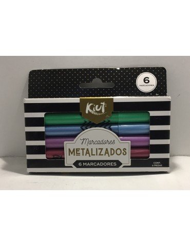 MARCADOR NORMA METALIZADO KIUT C/6PZ 549016      X/12