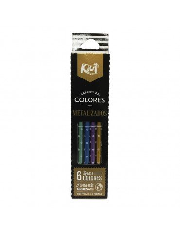 COLORES NORMA KIUT METALIZADO PUNTA GZA C/6PZ 550755      X/12