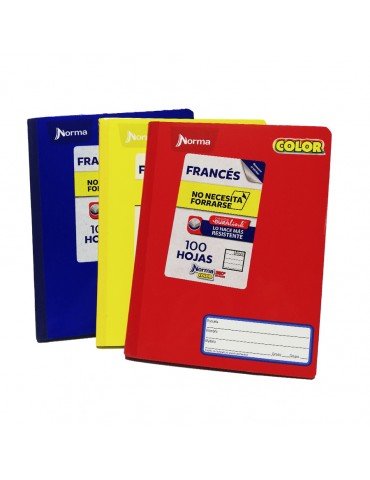 CUADERNO NORMA FRAN. COSIDO COLOR RAYA 581290     X/50