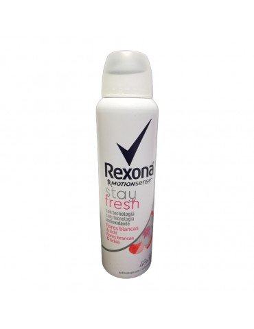 DESOD.REXONA AEROSOL FLORES BLANCAS 150ML      X/12