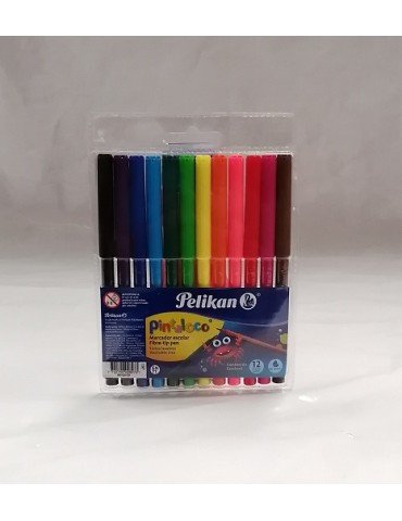 PLUMONES PELIKAN PINTALOCO ESTUCHE C/12PZ      X/240