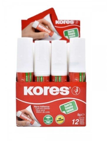 LAPIZ ADH. KORES 8GRS C/12PZ       X/24