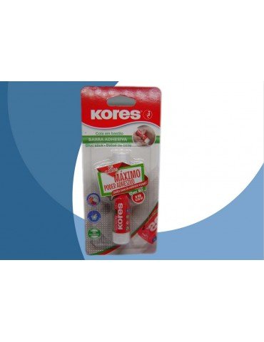 LAPIZ ADH. KORES 8GRS BLC/1PZ       X/12***