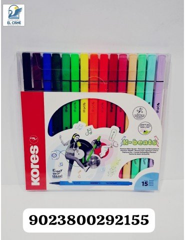 ROTULADORES KORES K-BEAST C/15PZ