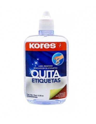QUITA ETIQUETAS KORES 75ML      X/12