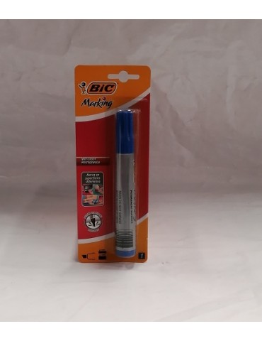MARCADOR BIC PERMANENTE AZUL BLC/1PZ      X/24