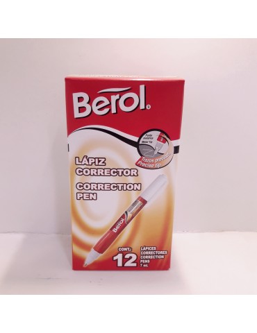 PLUMA CORRECTORA BEROL C/12PZ 1791205    X/40