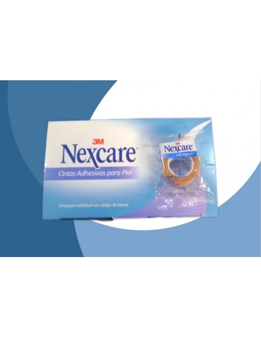 CINTA ADHESIVA 3M NEXCARE PIEL 2.5CM X 5M C/12PZ     X/10