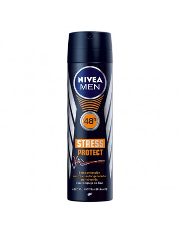 DESOD. NIVEA AEROSOL STRESS PROTECT MEN 150ML     X/12