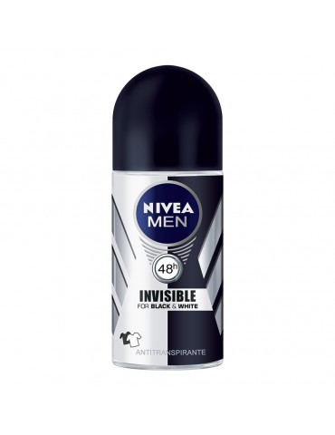 DESOD. NIVEA MEN ROLL-ON BLACK&WHITE 50ML     X/12