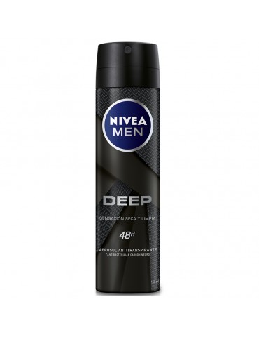 DESOD. NIVEA AEROSOL DEEP MEN 150ML     X/12