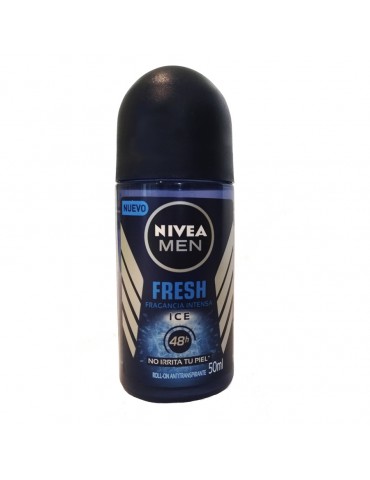 DESOD. NIVEA ROLL-ON FRESH ICE MEN 50ML      X/12
