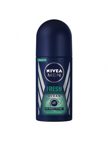 DESOD. NIVEA ROLL-ON FRESH OCEAN MEN 50ML     X/12